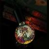 3D Fireworks Decorative Light Bulb E27 Base 4W New Year Glass Bulbs with Soft Warm Light Christmas Shiny Decor 3D LED Light Bulb