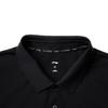 Li Ning Comfortable Casual Simple Solid Color Versatile Short Sleeve Polo Shirt Men tops Black APLV037-2