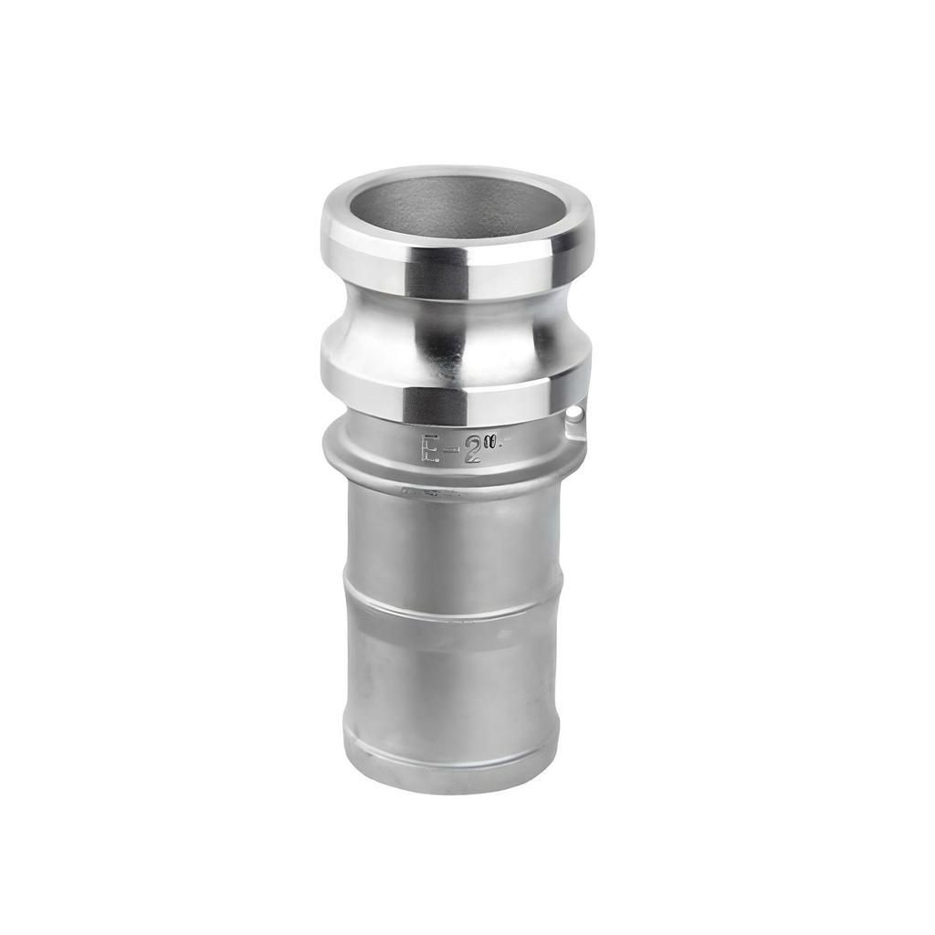 304 Stainless Steel E-Type Quick Connect Hose Barb Male Fitting for Water, Air, and Oil