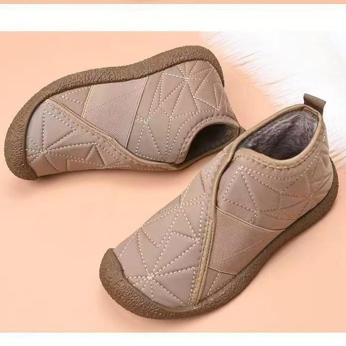 Winter New Snow Boots Flat Shoes Piled Thickened Thermal Cotton Shoes Casual Short Boots