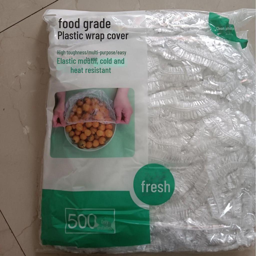 Elastic Food-Grade PE Bowl Covers, Economical Disposable Fresh-Keeping Film Set