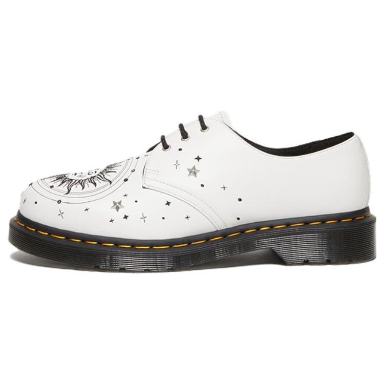 

Доктор. Martens 1461 Кожаные Туфли с Вышивкой Низкие Повседневные Унисекс Повседневная Обувь Белый 27851100 38