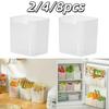 2/4/8pcs Fridge Side Door Storage Boxs Kitchen Food Vegetable Fruit Classification Box Plastics Miscellaneous Torage Container