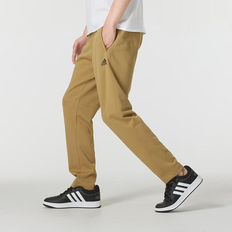 Adidas Trendy Comfortable Breathable Casual Pants Men Bottoms Yellow JI6256
