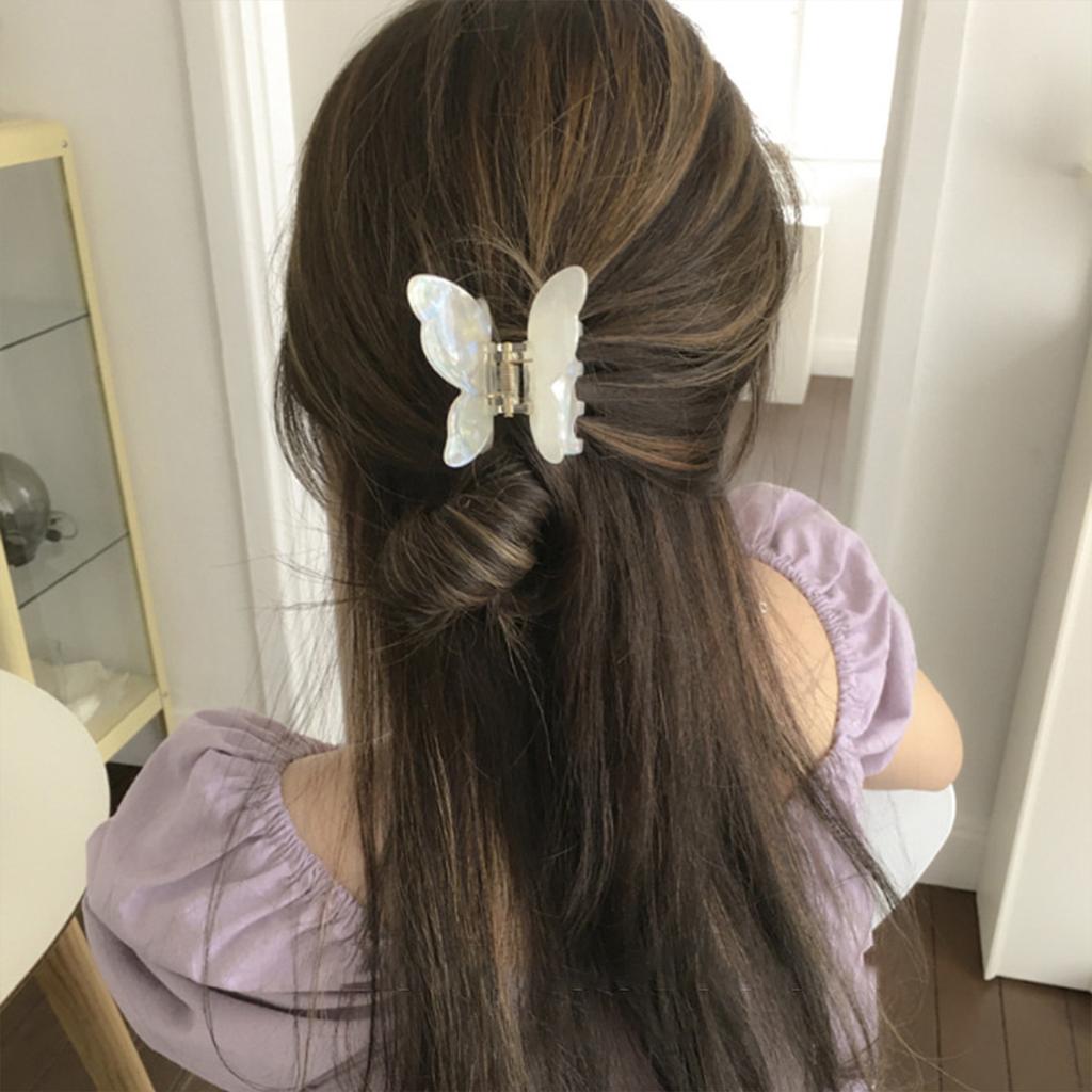 Super fairy hairpin, mermaid Ji size, butterfly grab clip, smudge hair accessories, back of head hair, shark clip tide