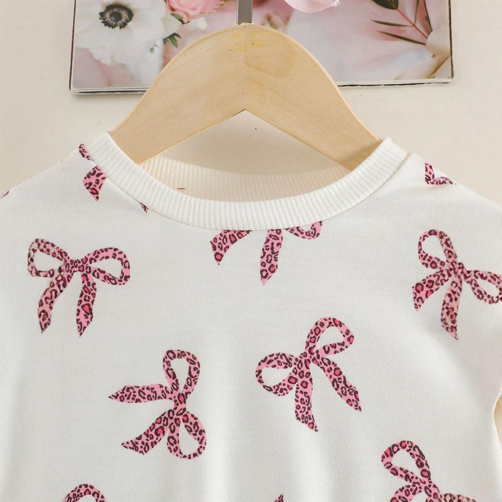 Kids Casual Long-Sleeve Set, Comfortable Daily Wear Outfits