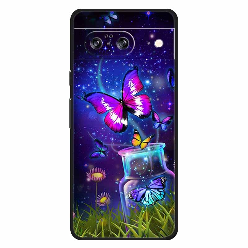 Für Google Pixel 8 / 8pro Hülle Weiches Silikon Löwe Eule Luxuriöse Rückabdeckungen Für Google Pixel 8 Pro Hüllen Pixel8 Cartoon Schalen