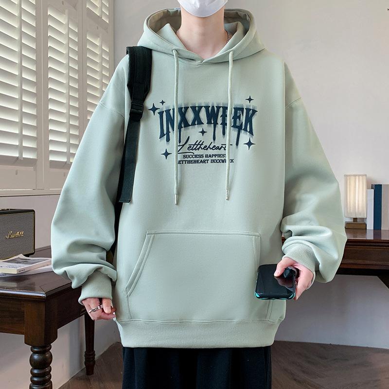 New Autumn Sweatshirt for Boys Loose Hooded Versatile Fashion Top Junior High School Students Big Children's Jacket