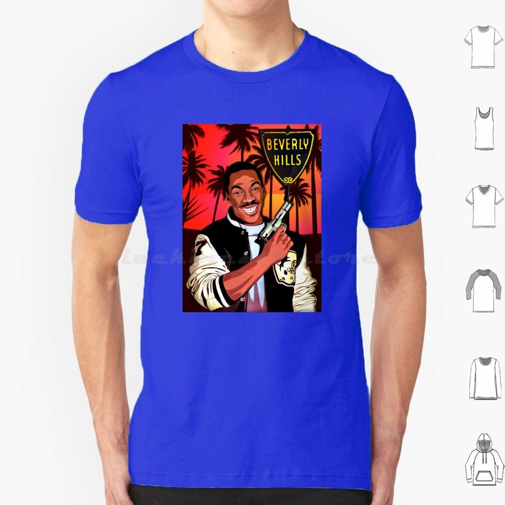 Beverly Hills Cop T Shirt Cotton Men Women DIY Print Beverly Hills Cop Eddie Murphy Comedy 80s 90s Film Movies Coming To