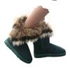 New Snow Boots, Imitation Fox Fur Snow Boots, Women's Medium Snow Boots, Women's Boots