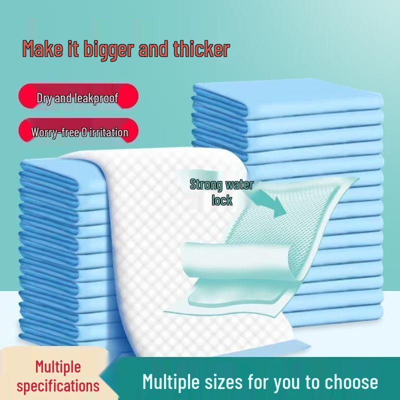 Thickened Disposable Adult Urine Pads for Elderly and Postpartum Women.