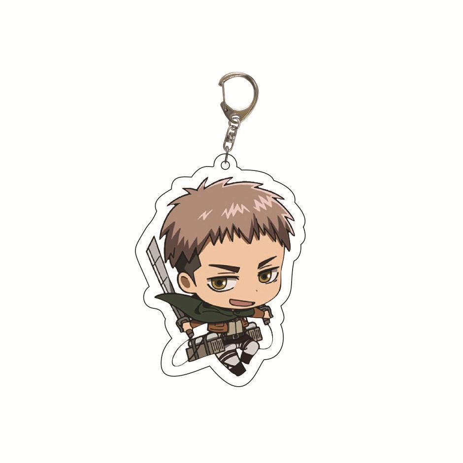 Attack on Titan Key Ring Acrylic Key Ring Custom Logo Print Creative Backpack Accessory Stock Available High Quality