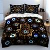 Protective Decor Set Spiritual Design Soft Comfortable Duvet Cover Bedding Set Included 1*Duvet Cover & 2*Pillowcases, Gift
