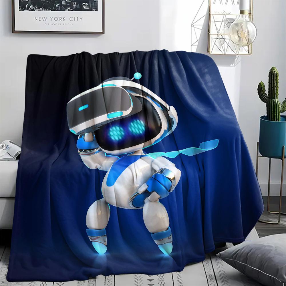 1 Stück ASTRO BOT Aufdruck Flanelldecke, Hohe Qualität für alle Jahreszeiten, Heimdekoration, Wärme und Komfort, Perfekt für Weihnachtsgeschenke