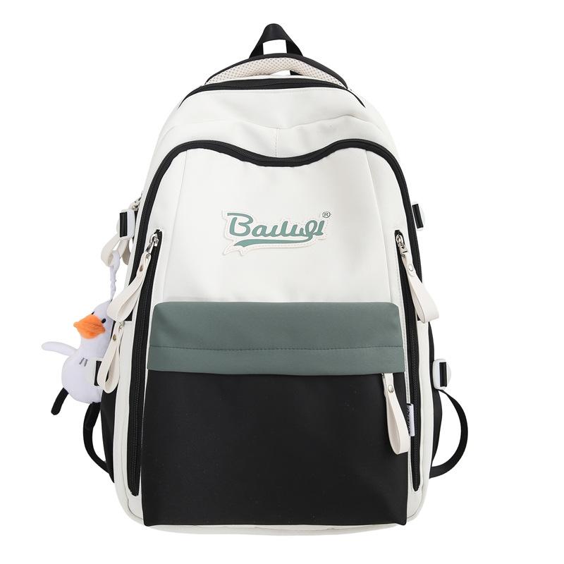 Schulranzen Punkt Großhandel Schulranzen Mädchen Oberstufenschüler Rucksack mit großem Fassungsvermögen Studenten Klasse Mode Vielseitiger Rucksack