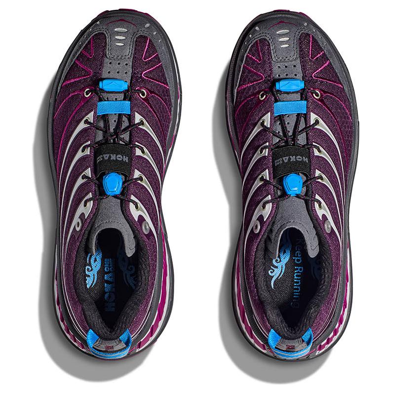 HOKA Stinson Evo OG Aubergine Fuchsia Unisex Sneakers Purple 1155350-AFC