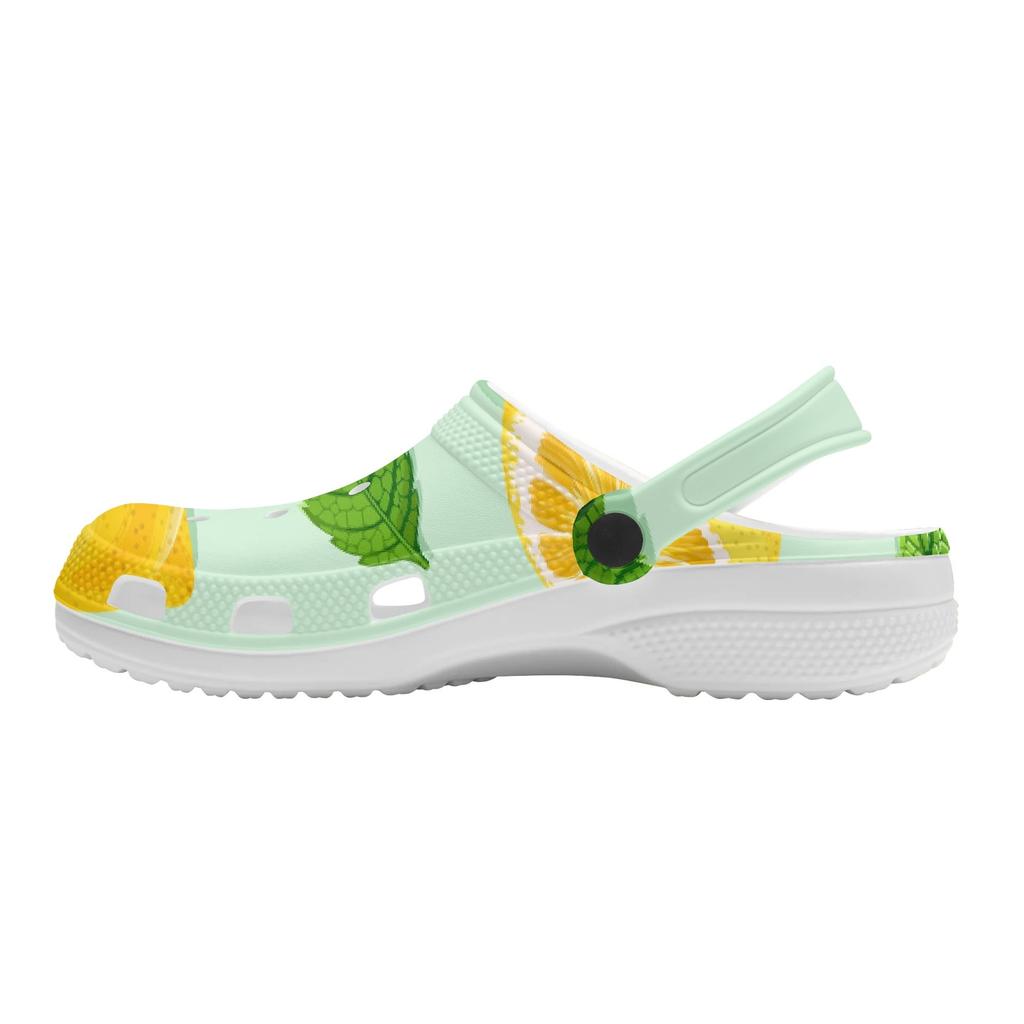 Summer Printed EVA Clogs for Women Men Quick Dry Lightweight Slip On Casual Footwear Soft Sole Summer Sandals Everyday Wear