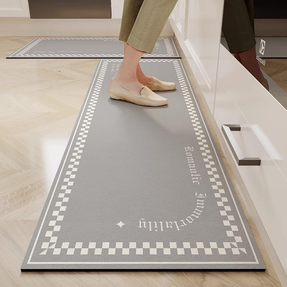 Kitchen Floor Non-slip Mat Water-absorbing Oil-absorbing Diatom Mud Floor Mat