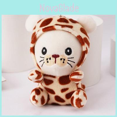 Entzückender Plüschtiger Schlüsselanhänger Miniatur Cartoon Tier Taschenanhänger Für Geschenke