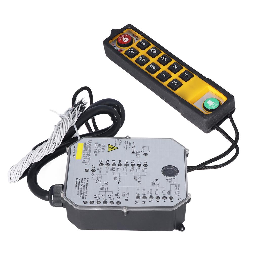 Industrial Remote Control 12 Buttons LED Indicator Crane Controller Hoist Accessories 800MHz 24V