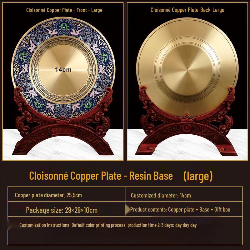 Custom Commemorative Award Plaque with Base