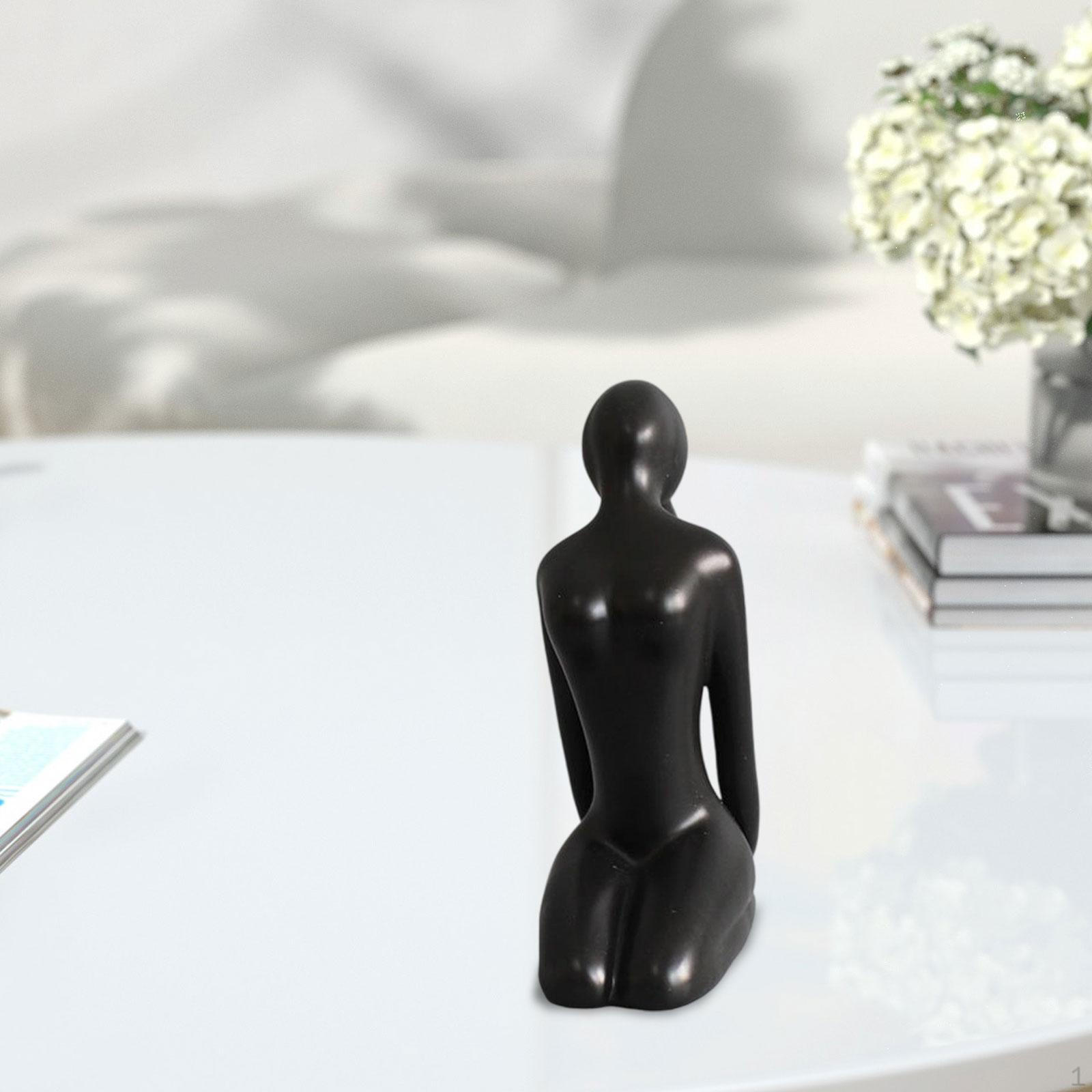 

Маленькая фигурка, поза, фигурка, современная коллекция, сувенир, сидящая скульптура, керамическая статуэтка для спальни 4cmx7cmx9cm