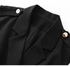 Women's Spring/Summer Age-Defying Suit Set: Waist-Cinched Vest & Draped Wide-Leg Pants.
