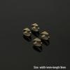 4x9mm Iron Melon Seed Buckle: Smooth Pendant Clip and Bracelet Clasp for DIY Handmade Jewelry