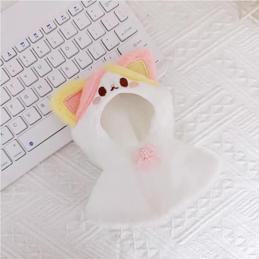 17cm Mini Plush Doll's Clothes Outfit Accessories For 17cm Labubu Cotton Dolls Plush Animals Cape Clothing Gift