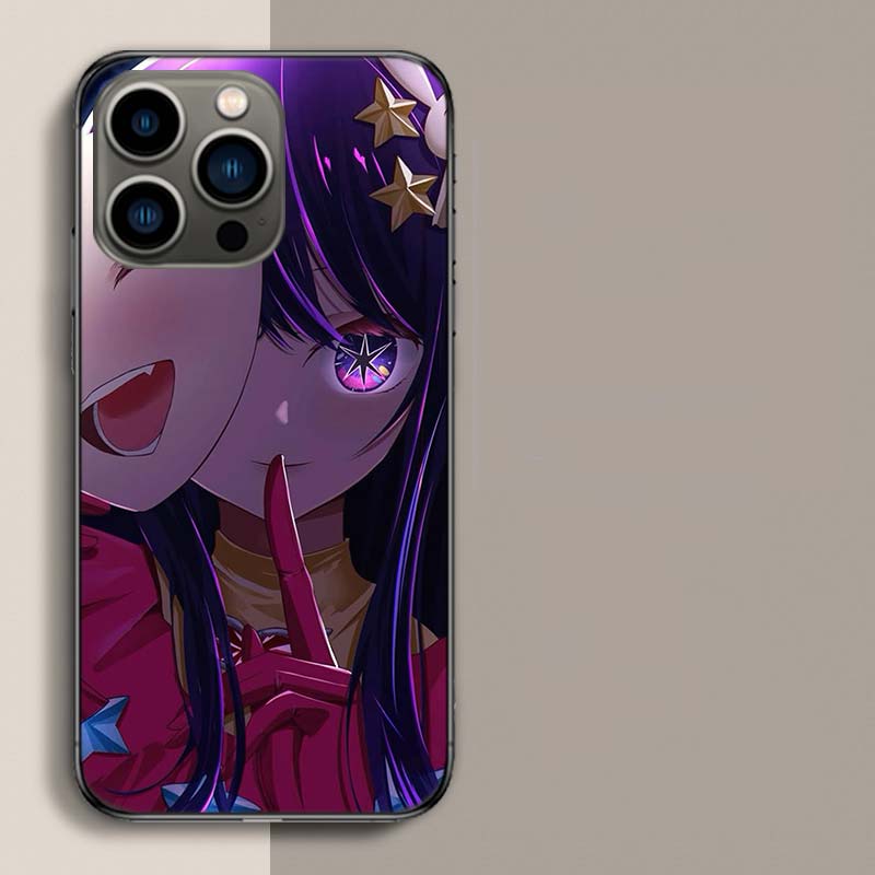 H-Hoshino Ai Phone Case For Iphone 17 Air 15 Pro 14 Plus 16 Pro Max 12 13 Mini 11 16E X XS Cover Cute Fundas