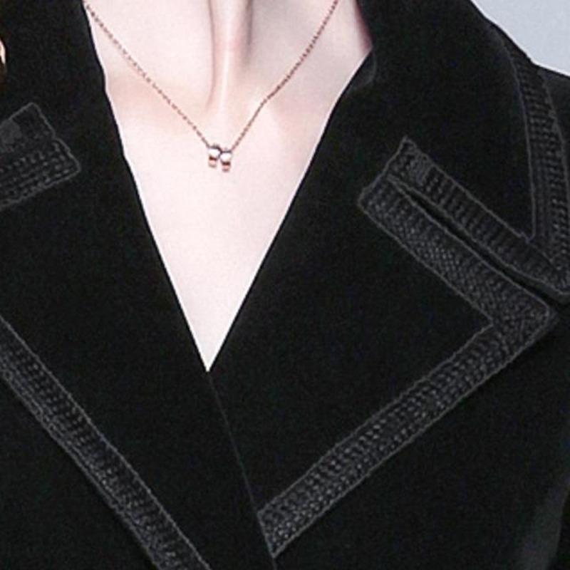 Autumn Women Vintage Wrap Black Velvet Maxi Coat Thick Warm Long Trench Coat Outwear