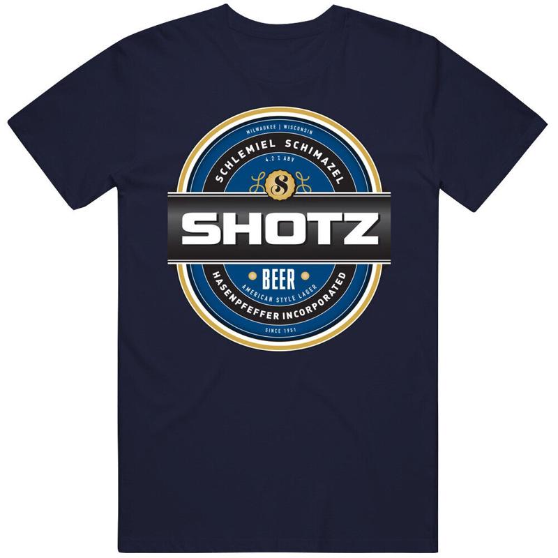 Футболка с логотипом пивоварни Shotz S разноцветный