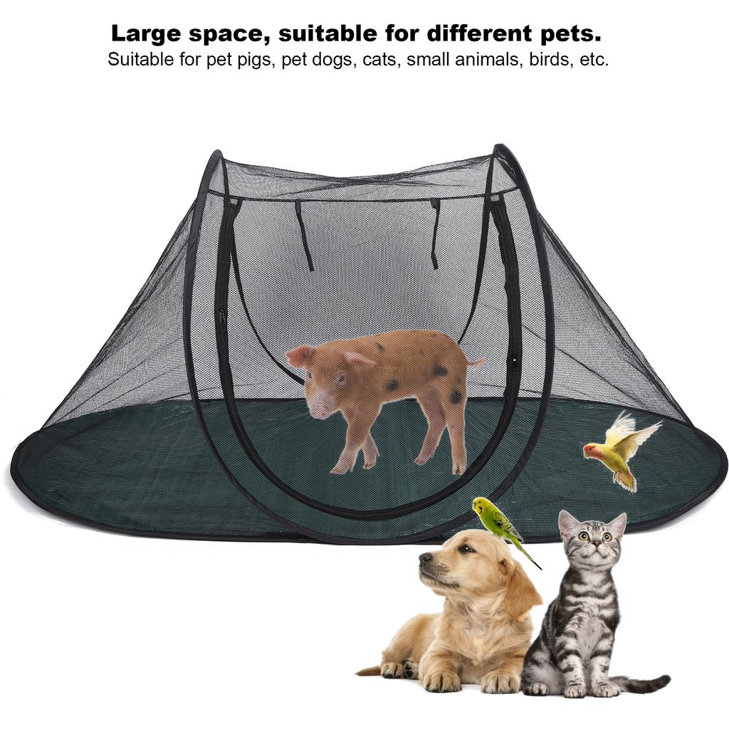 Pet Camping Tent Outdoor Playpens Cage Portable Brthable   Dogs Playpens House
