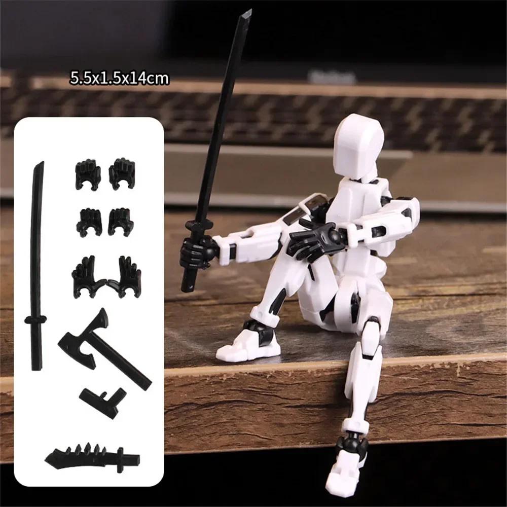 

Lucky Doll Mannequin 13 Joint Mobile 3D Printed Toy 3rd Generation Dummy Doll DIY Robot Full Body Stress Relief Decoration Gift