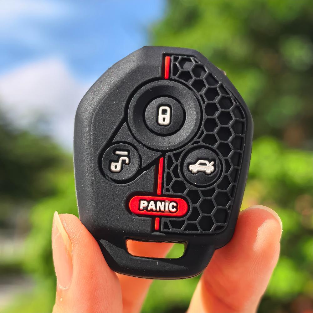 

4 Buttons Car Remote Key Cover Shell Fob Skin Jacket Fit for Subaru Legacy Tribeca Impreza Forester Xv Protect чёрный