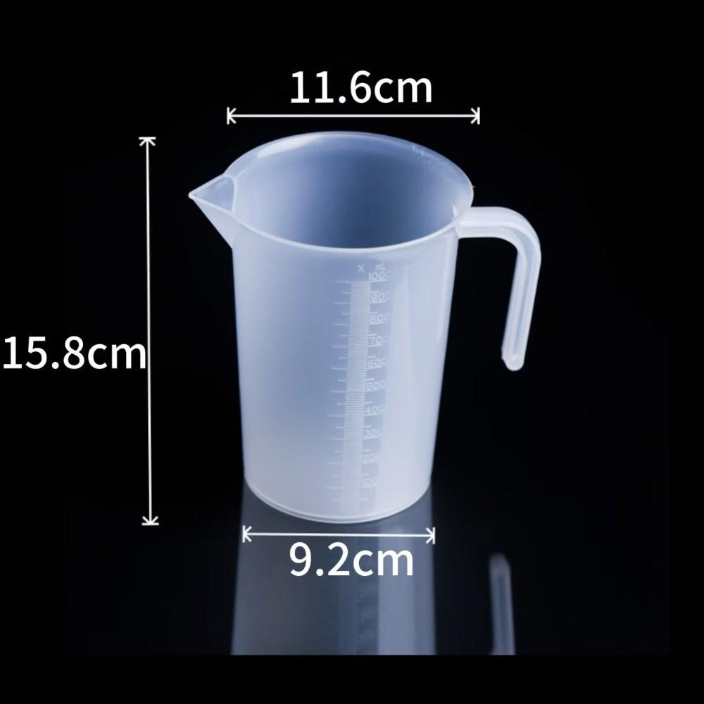 Thickened Plastic Measuring Cup with Scale Liquid Measuring Cup Graduated Cup  Kitchen Baking