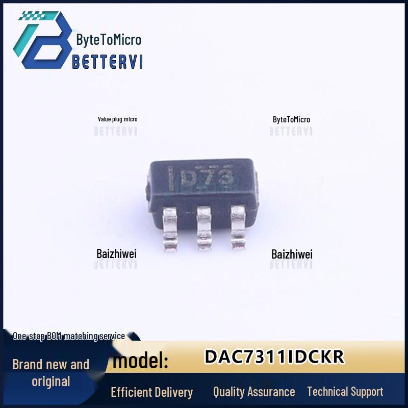 

Authentic Texas Instruments DAC7311IDCKR SOT-363-6 Digital-to-Analog Converter Chip
