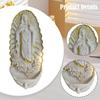 Religious Virgin Mary Holy Water Font Wall Mounted Mary Wall Hanging Font  Home Decor