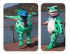 Huluwa Inflatable Frog Cartoon Mascot Costume - Toad Spirit Doll Outfit