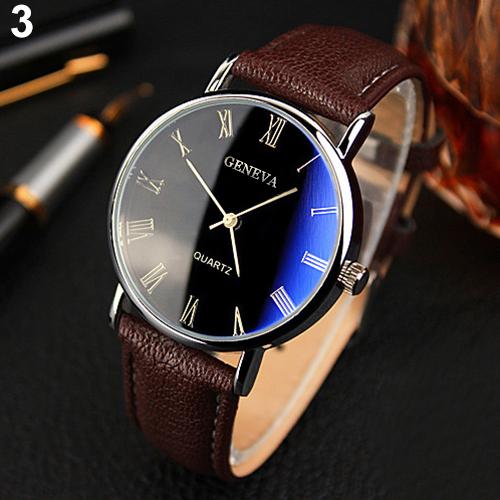 Sale Geneva Men Watches Fashion Casual Men s Watches Leather Band Analog Quartz Wristwatches relogio masculino reloj hombre