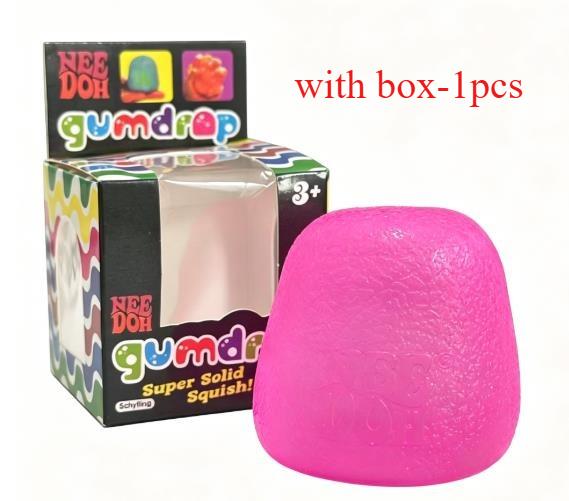 Schylling Needoh Nice Cube Sensorische Nice-Sicle Stressverlichting Squishy Kubus Anti-Angst Knijpobject Voor Focus ADHD Populatie Accessoire