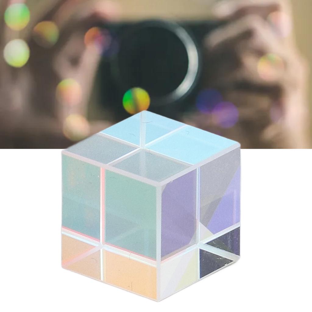Dichroic   Prism Colorful Glass   Prism for Physics Tching Resrch Decoration Art Education