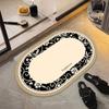 Bathroom floor mat, water-absorbing non-slip mat, home entrance door wear-resistant foot mat, bathroom, kitchen thickened carpet