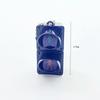 Glowing Charms Signal Light Pendant Bag Pendant 3D Key Ring Unique Traffic Light Key Chain  Couple
