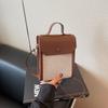 Summer Simple Contrasting Color Single Shoulder Crossbody Small Mobile Phone Bag Trendy High-end Small Square Bag