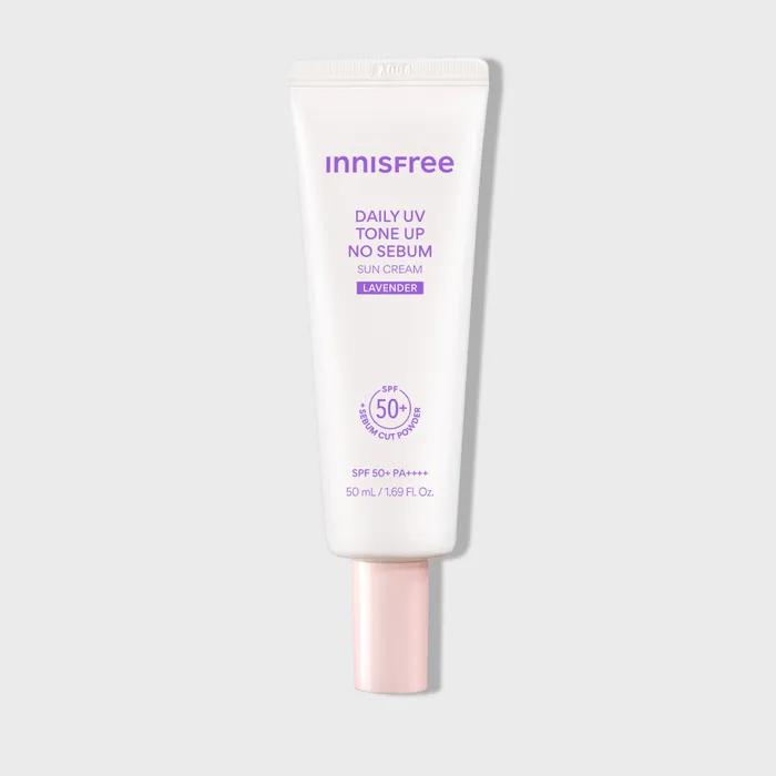 Daily UV Tone-Up No-Sebum Sunscreen Lavender