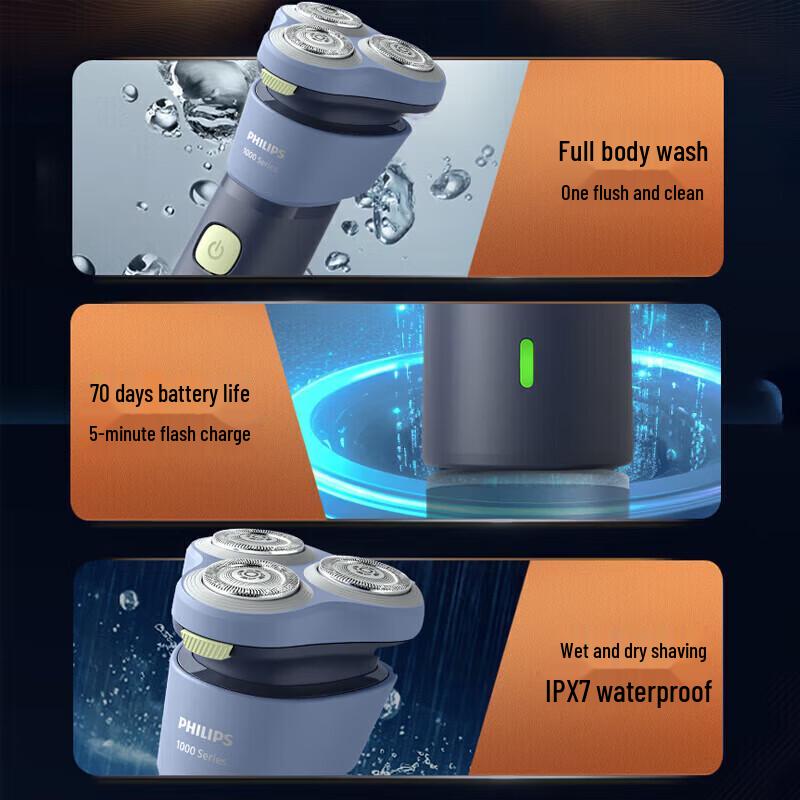 Philips Series 1000 Wet & Dry Electric Shaver CN plug (adapter included)