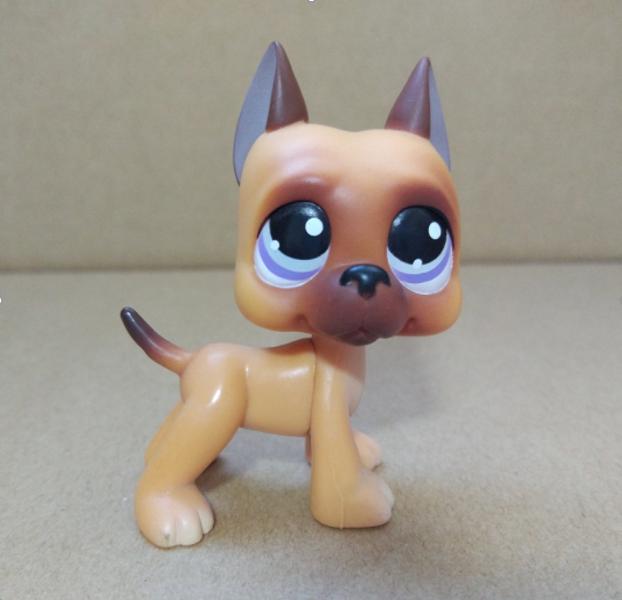 Raro Negozio di Animali lps Action Figure Stand Giocattolo Gatto Pelo Corto Vecchio Cane Originale Bassotto Pastore Alano