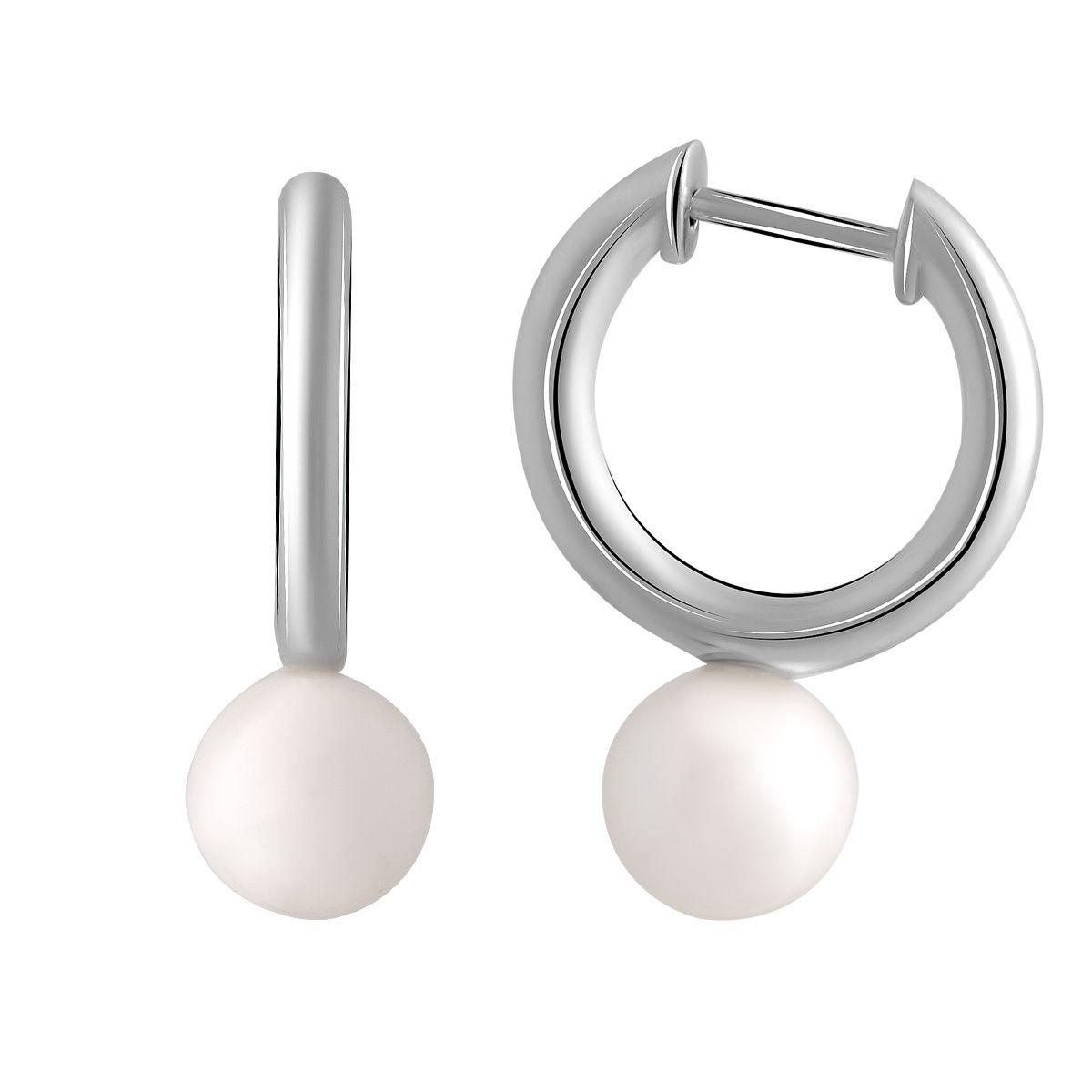 

Срібні сережки з натуральними перлами (2056836)