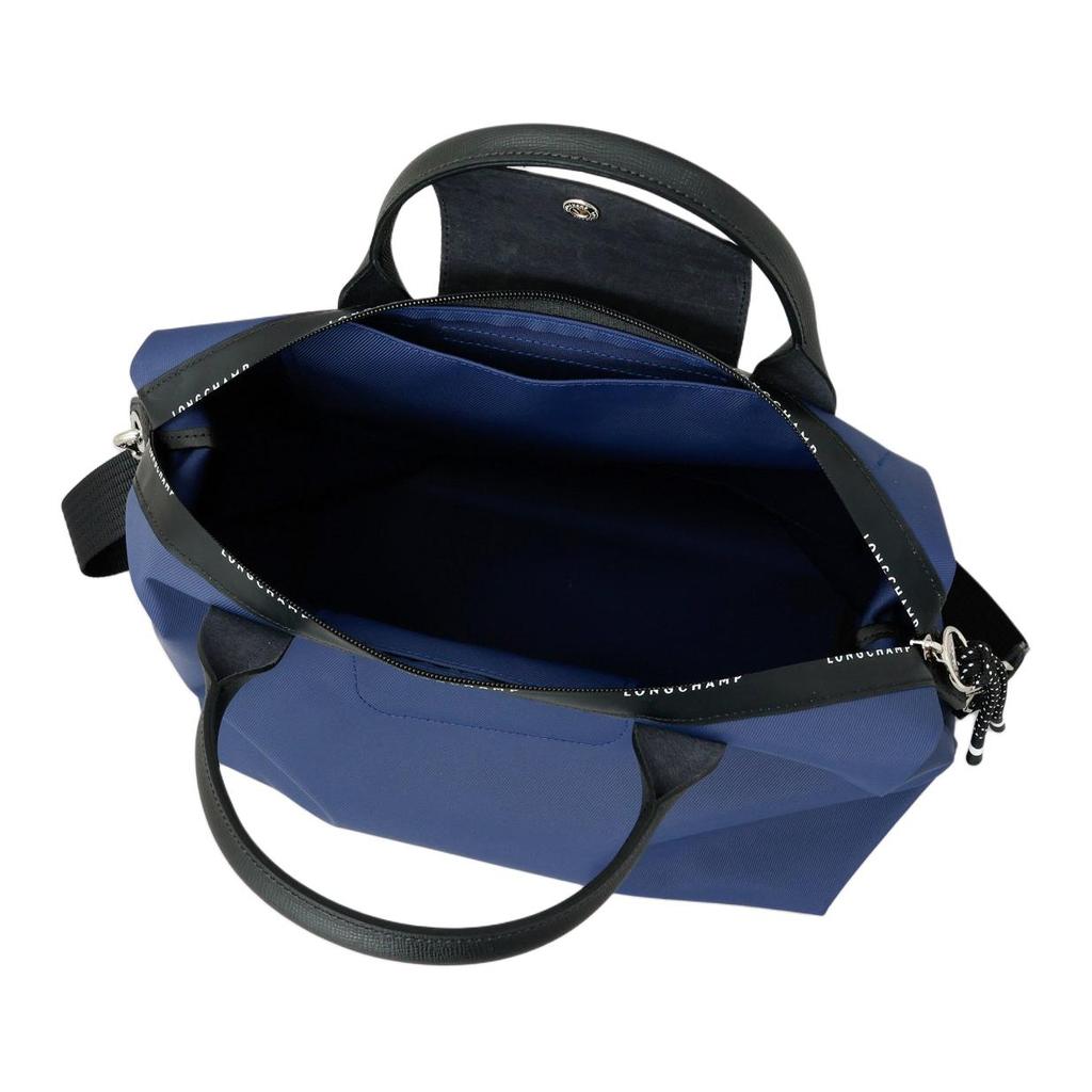 Longchamp Le Pliage Energy Correa de Hombro Ajustable Hebilla Cierre de Cremallera Ribete de Cuero Bolso de Hombro Cruzado Mediano Bolsos para Mujer 1515HSR006